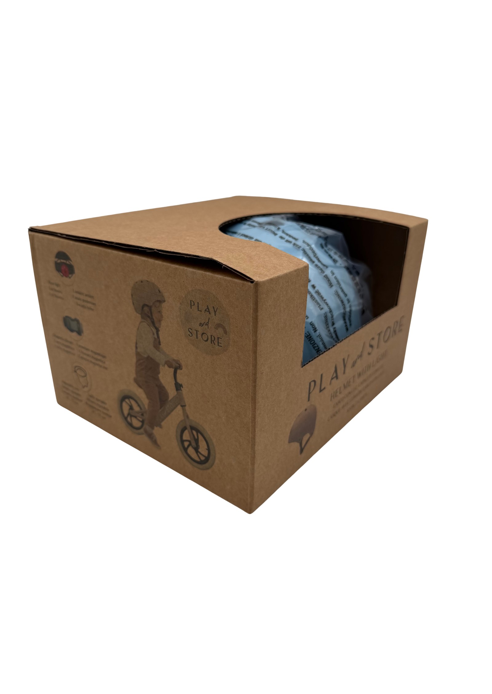 Casco con Luz Play and Store Blue - Imagen 8