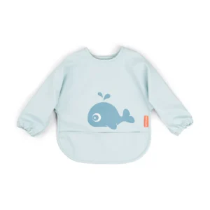 Babero con Bolsillo y Mangas - Wally - Azul