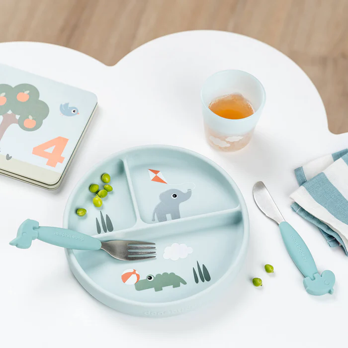 Cuenco con Compartimentos Stick&Stay - Playground - Azul - Imagen 2