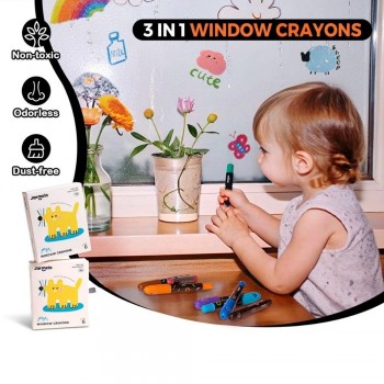 Crayones para cristal, azulejos y papel (6 ud.) - Imagen 3
