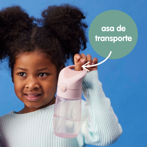 Botella Junior con pajita 380ml- Blush Crush - Imagen 5