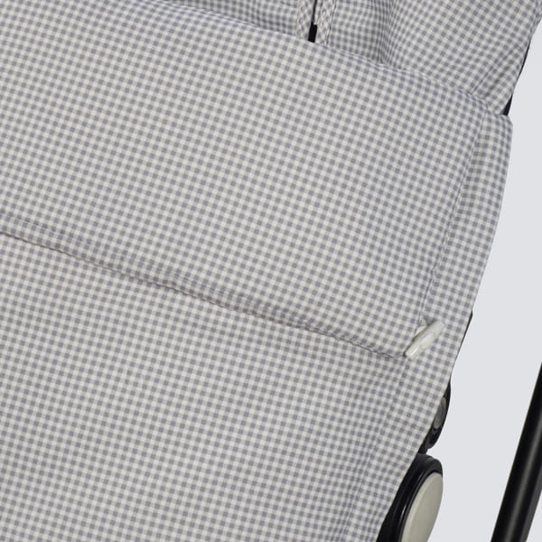 Saco Silla Entretiempo Little Bloom Vichy Gris - Imagen 3