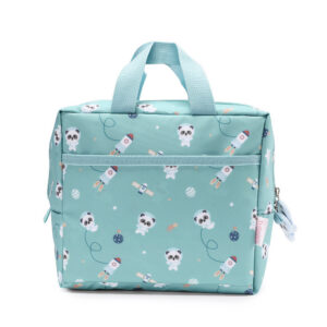 Bolsa Merienda Térmica Pandas in Space Personalizable