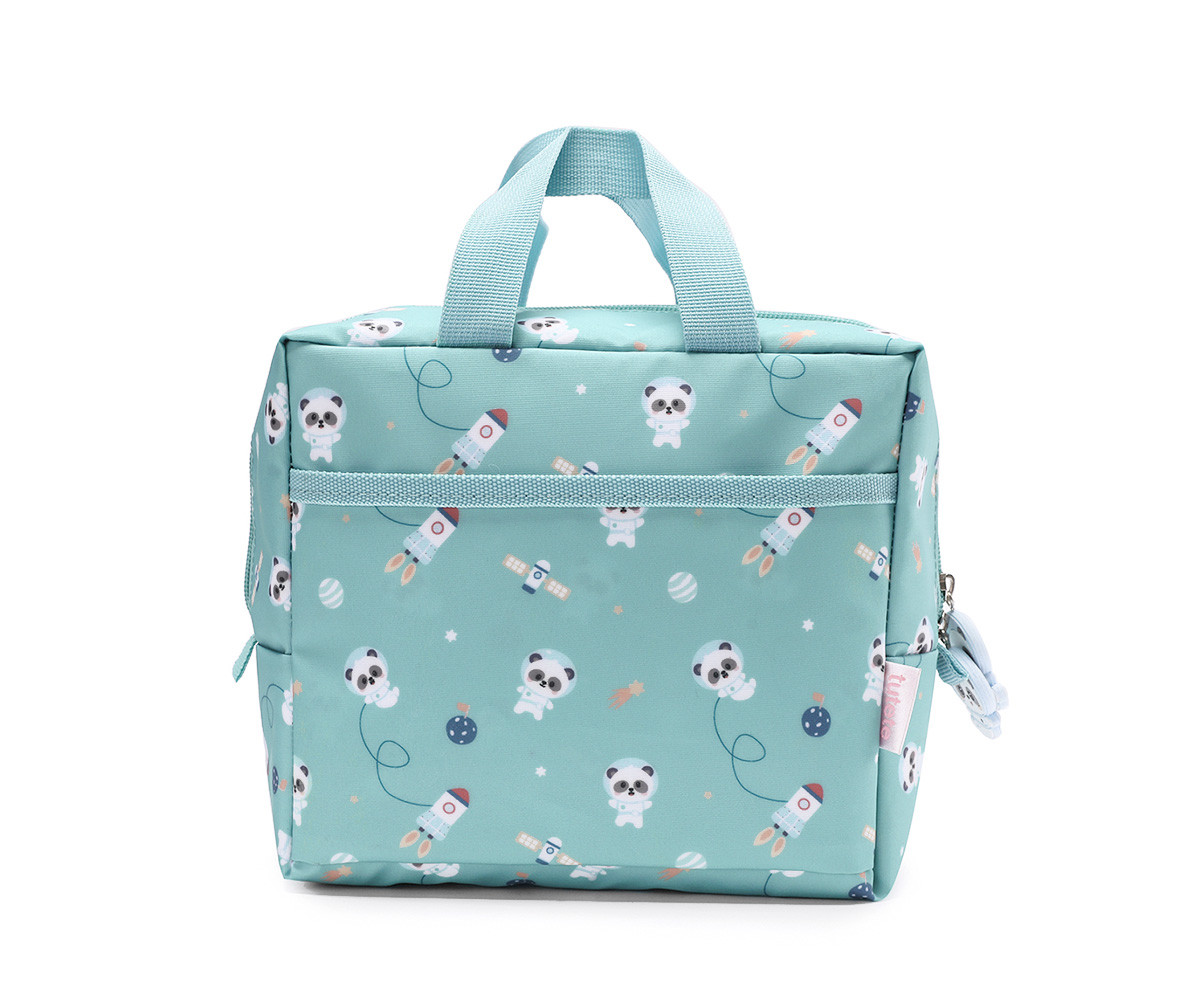 Bolsa Merienda Térmica Pandas in Space Personalizable