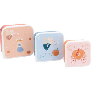 3 Cajas Almuerzo Mouse Fairies