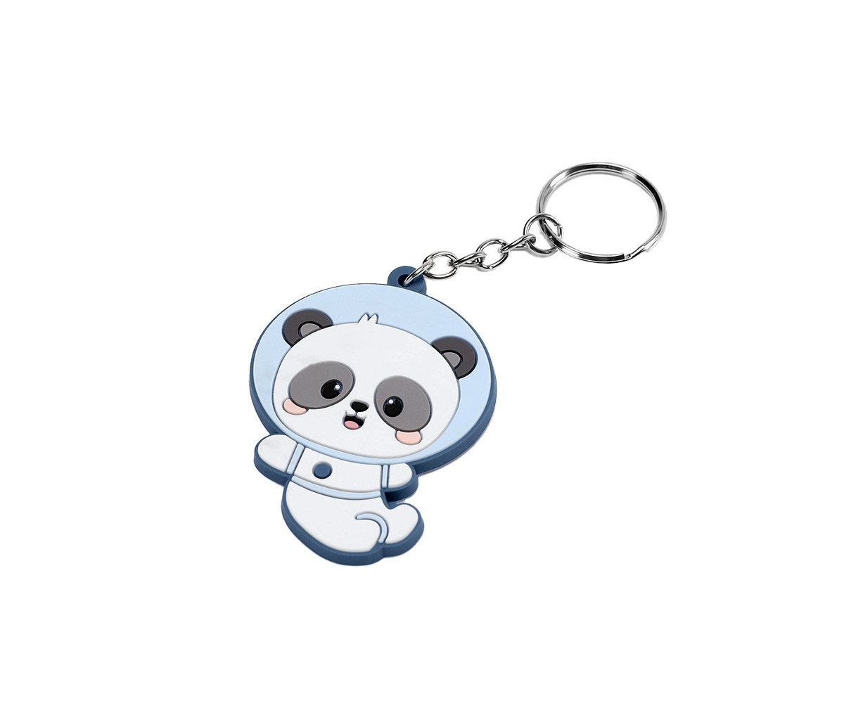 Mochila Mediana Pandas in Space + Llavero Personalizable - Imagen 2