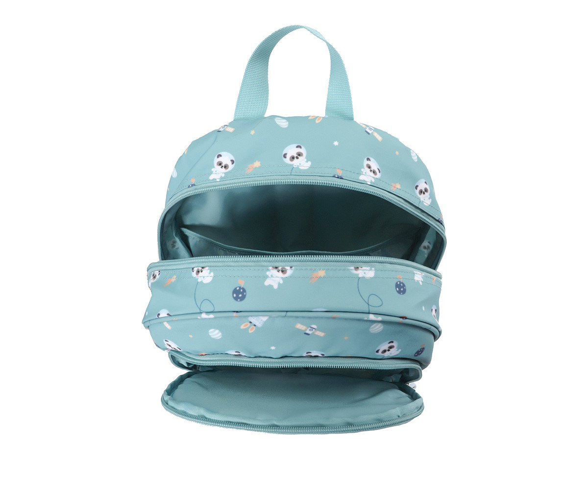 Mochila Mediana Pandas in Space + Llavero Personalizable - Imagen 7