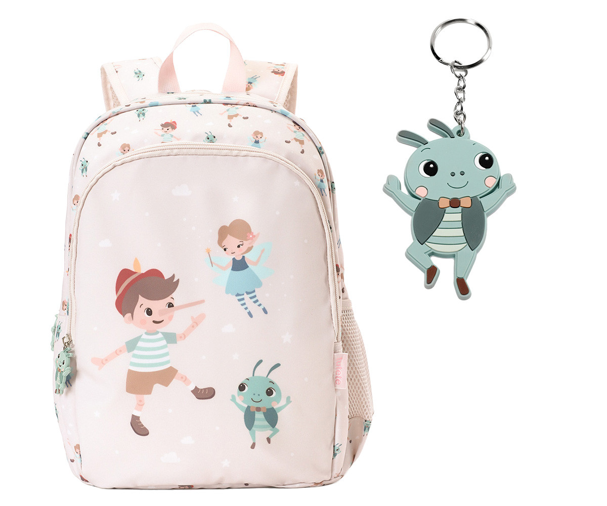 Mochila Mediana The Wooden Boy + Llavero Personalizable