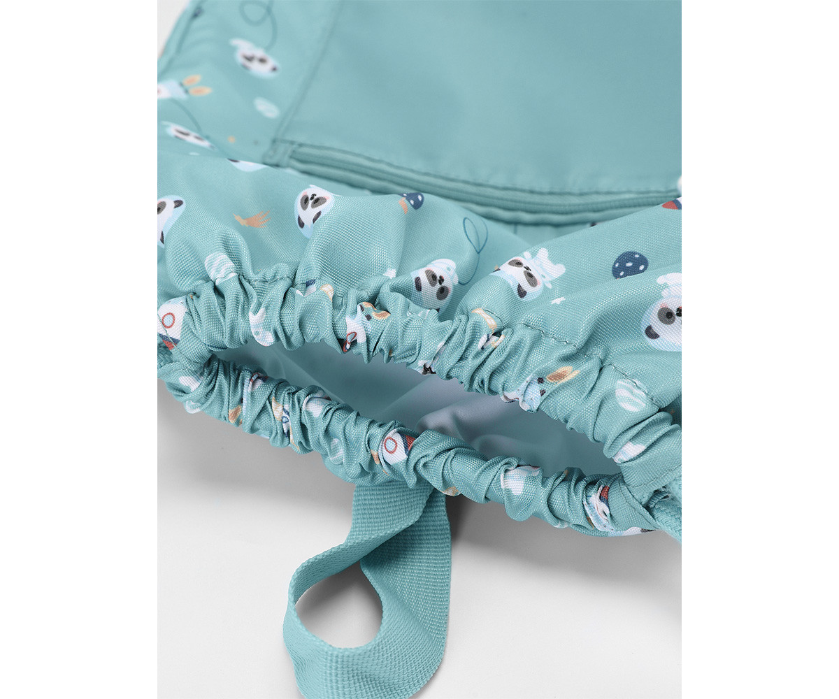 Mochila Saco Impermeable Pandas in Space Personalizable - Imagen 3