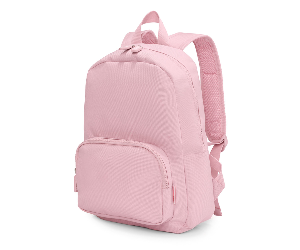 Mochila Solid Color Pink Personalizable