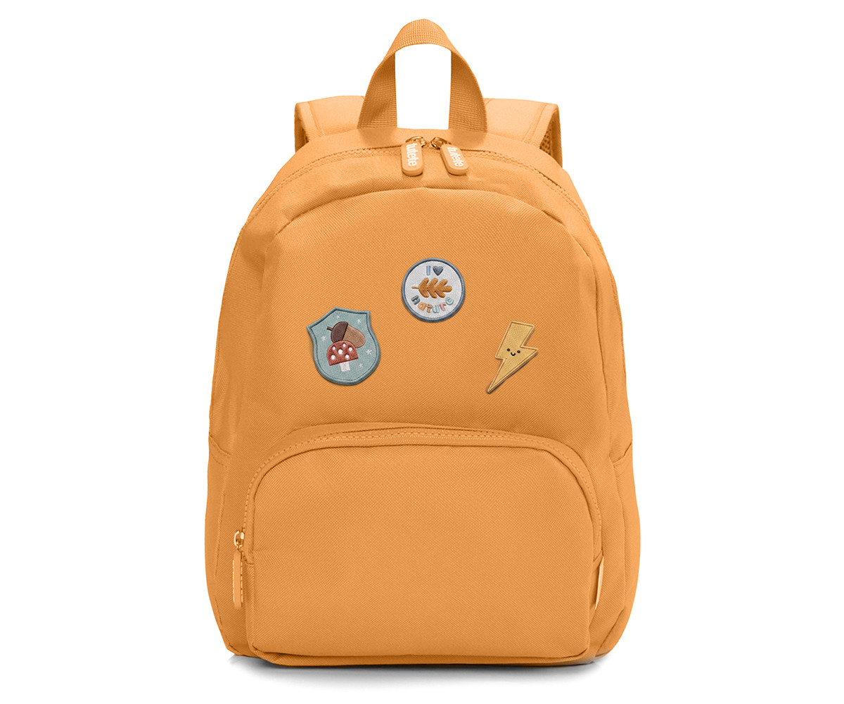 Mochila Solid Color Mustard + 6 Parches Autoadhesivos Nature - Imagen 5