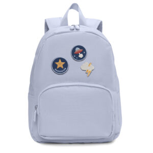 Mochila Solid Color Sky + 6 Parches Autoadhesivos Space