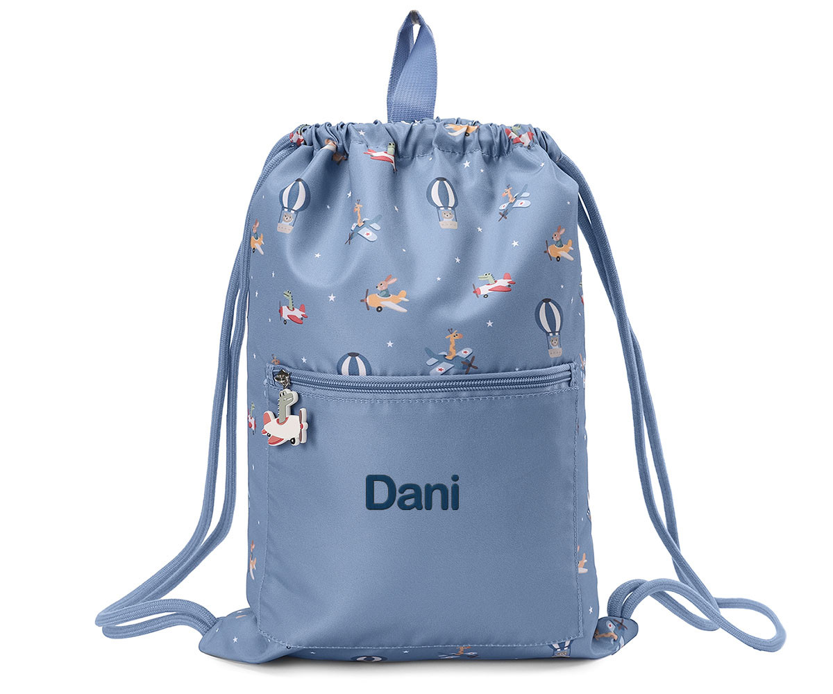 Mochila Saco Impermeable Planes Personalizable - Imagen 4