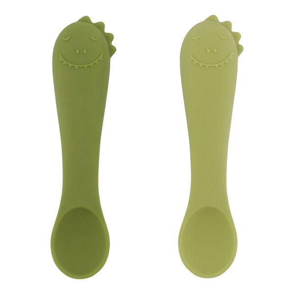 Silicona Cucharas 2-pack - Mr. Dino