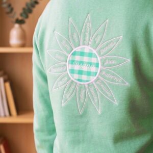 Sudadera Profe Personalizada Petalos