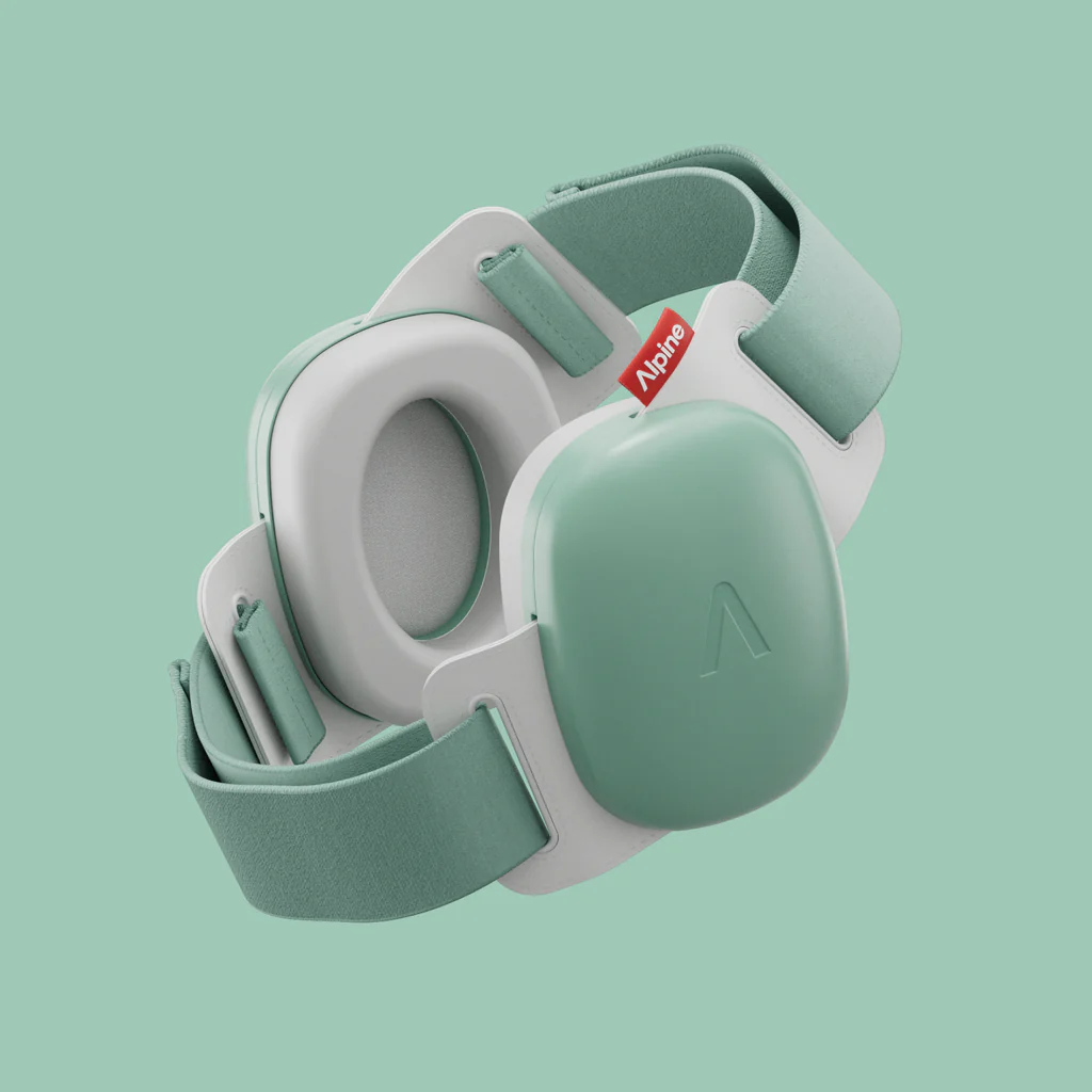 Cascos Anti Ruido Muffy Baby Comfort Verde Salvia