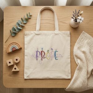 Tote Bag Personalizada Bordada Profe