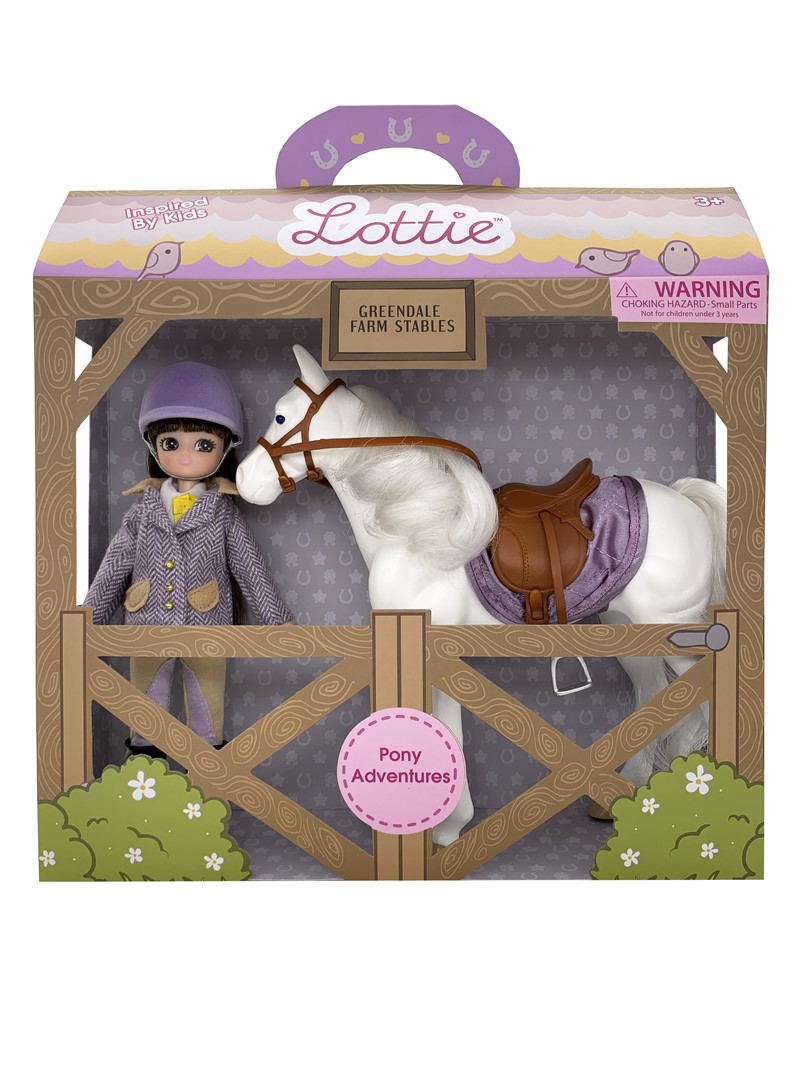 Conjunto de Pony Blanco y Lottie - Imagen 3