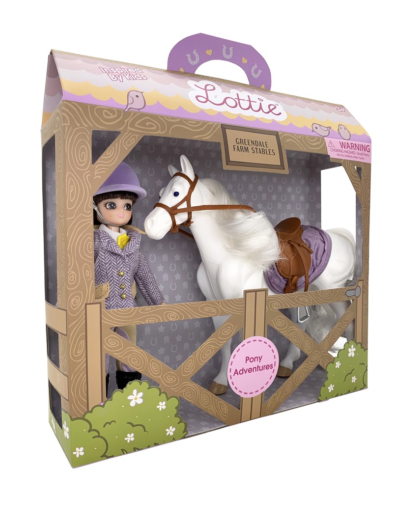 Conjunto de Pony Blanco y Lottie - Imagen 4