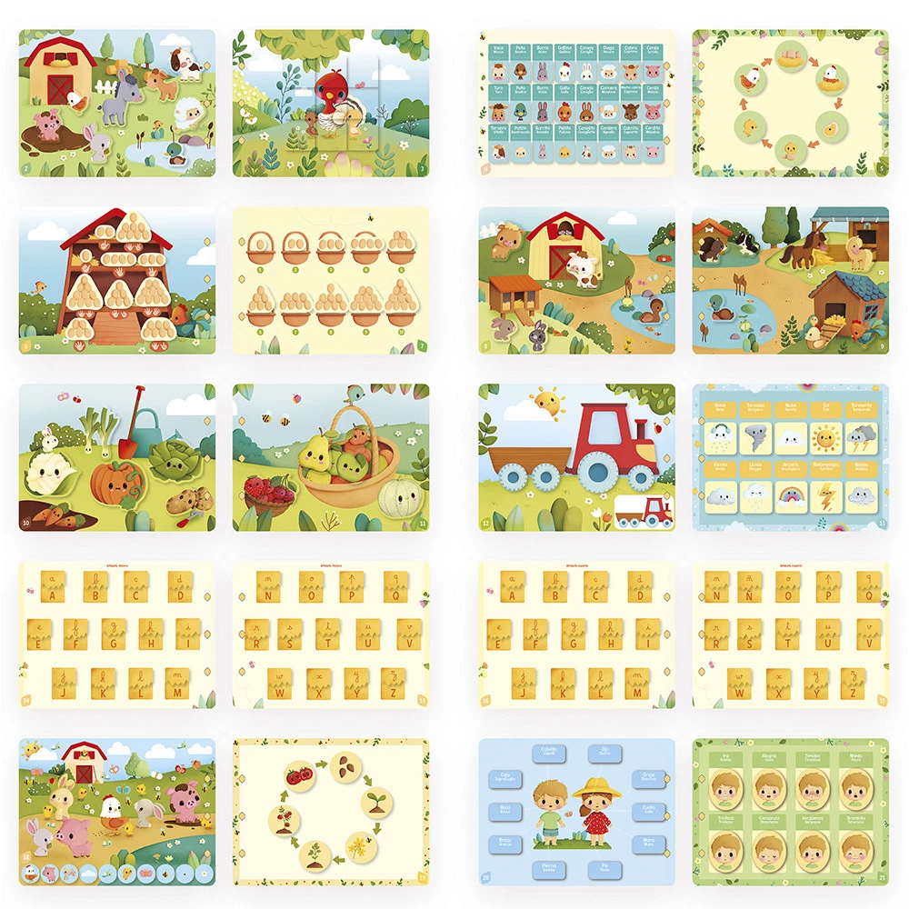 Granja de Cartón con Actividades Interactivas - Imagen 3