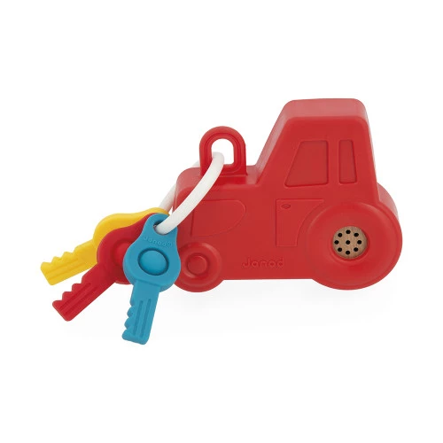 Llavero de Tractor con Sonido y Luz (madera) - Imagen 4