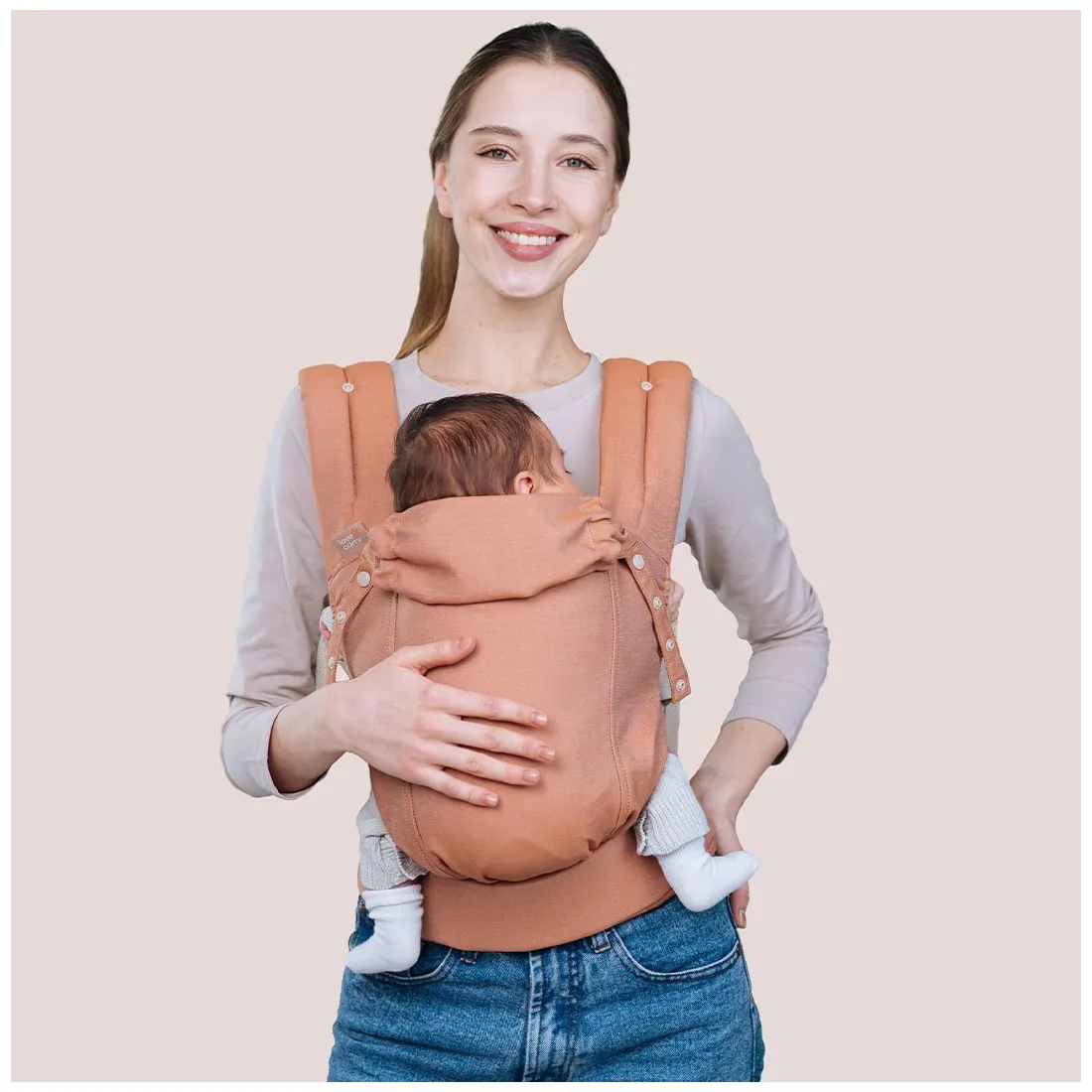 Mochila Portabebés Primo Love&Carry Apricot