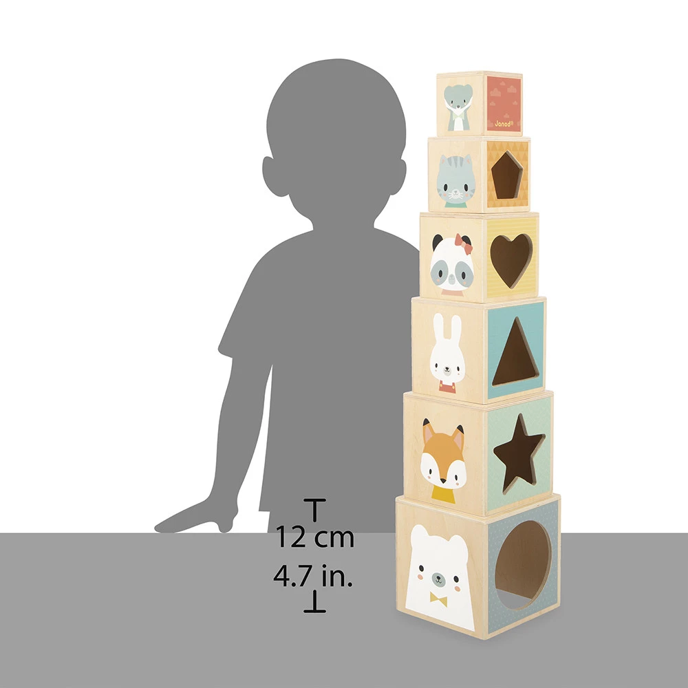 Pirámide Pure de 6 cubos - Imagen 2