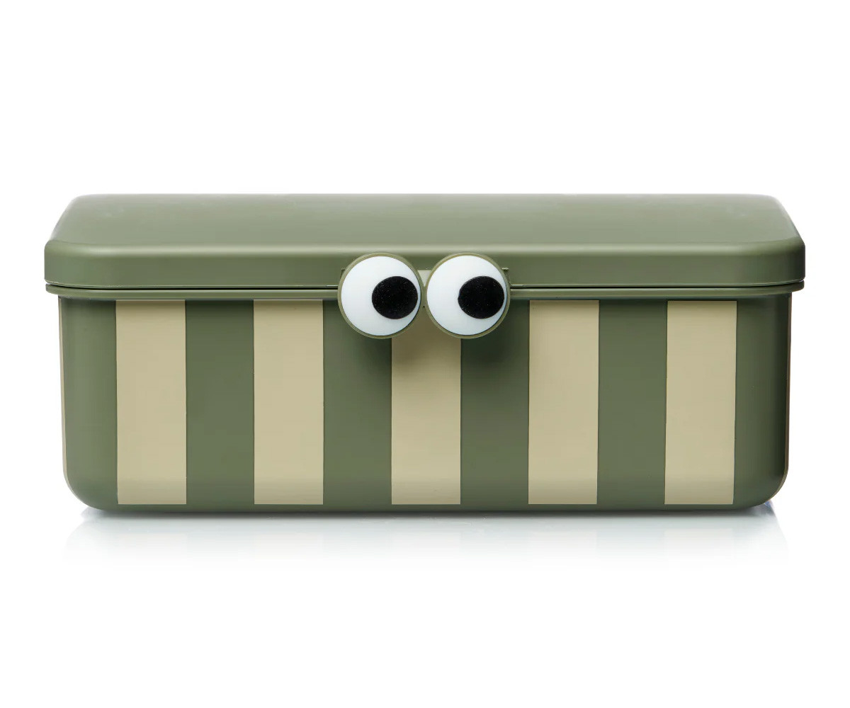 Caja de Almuerzo con 3 Bandejas Extraíbles Green