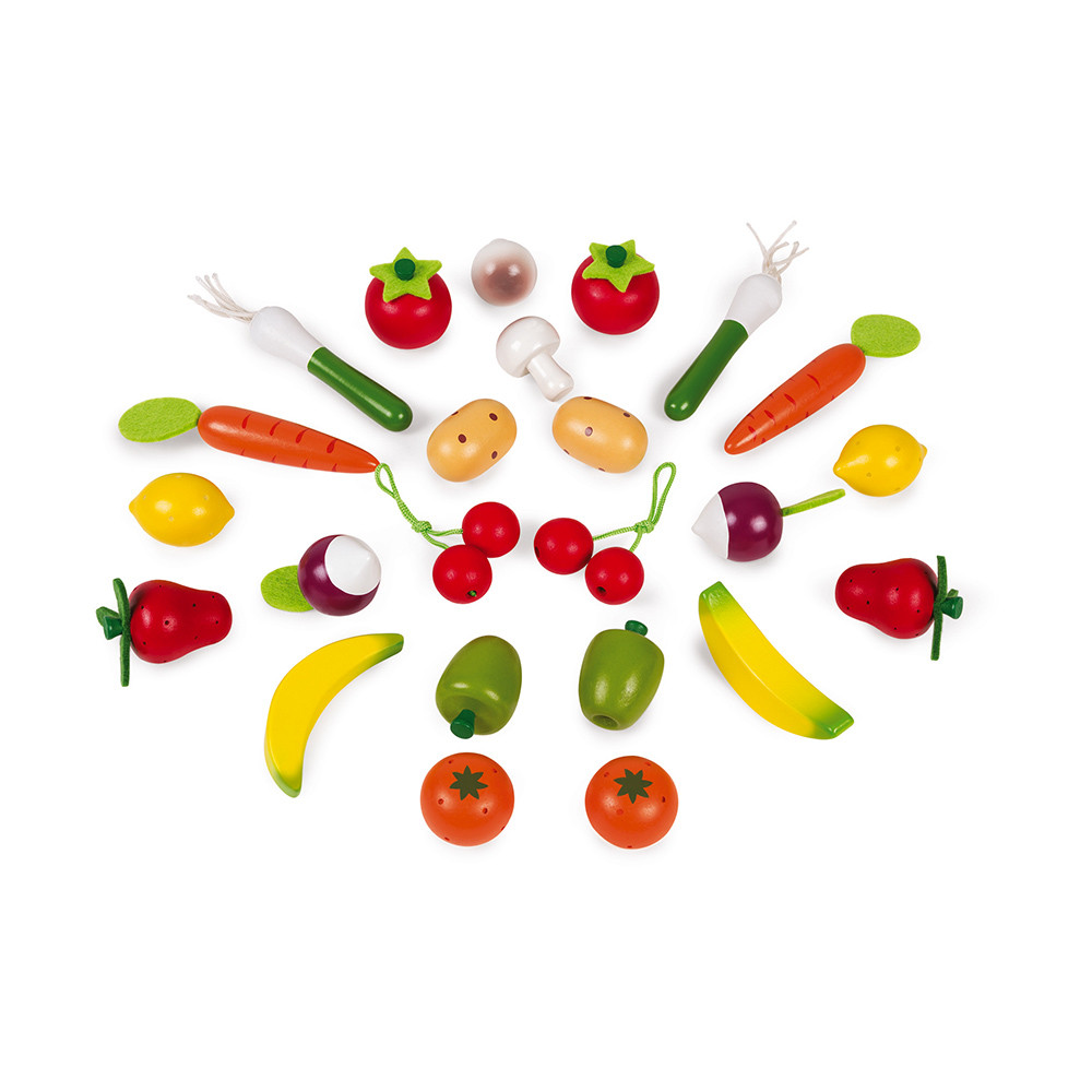 Cesta de 24 Frutas y Verduras - Imagen 2