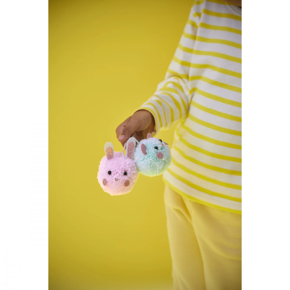 Kit Creativo - 2 Pompones de Animales para Crear - Imagen 2