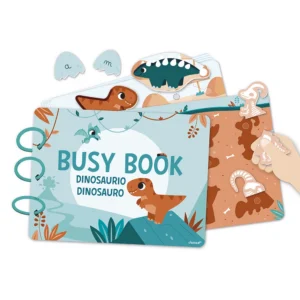 Libro de actividades Dino en cartón