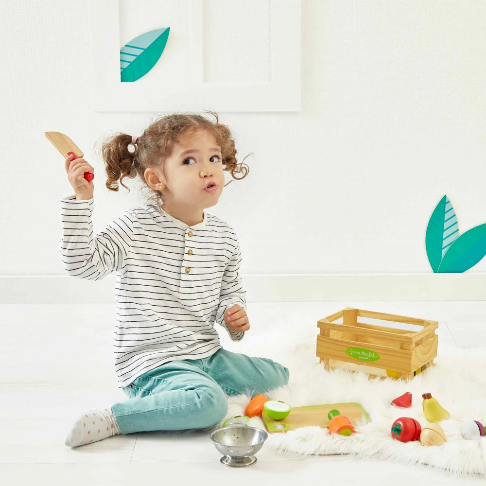 Maxi Set de Frutas y Verduras Velcro Green Market - Imagen 2