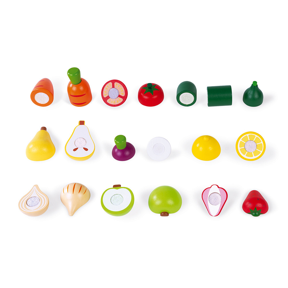 Maxi Set de Frutas y Verduras Velcro Green Market - Imagen 3
