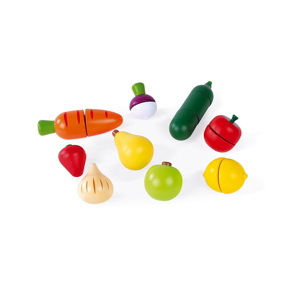 Maxi Set de Frutas y Verduras Velcro Green Market - Imagen 4