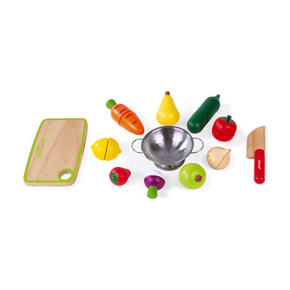 Maxi Set de Frutas y Verduras Velcro Green Market - Imagen 6