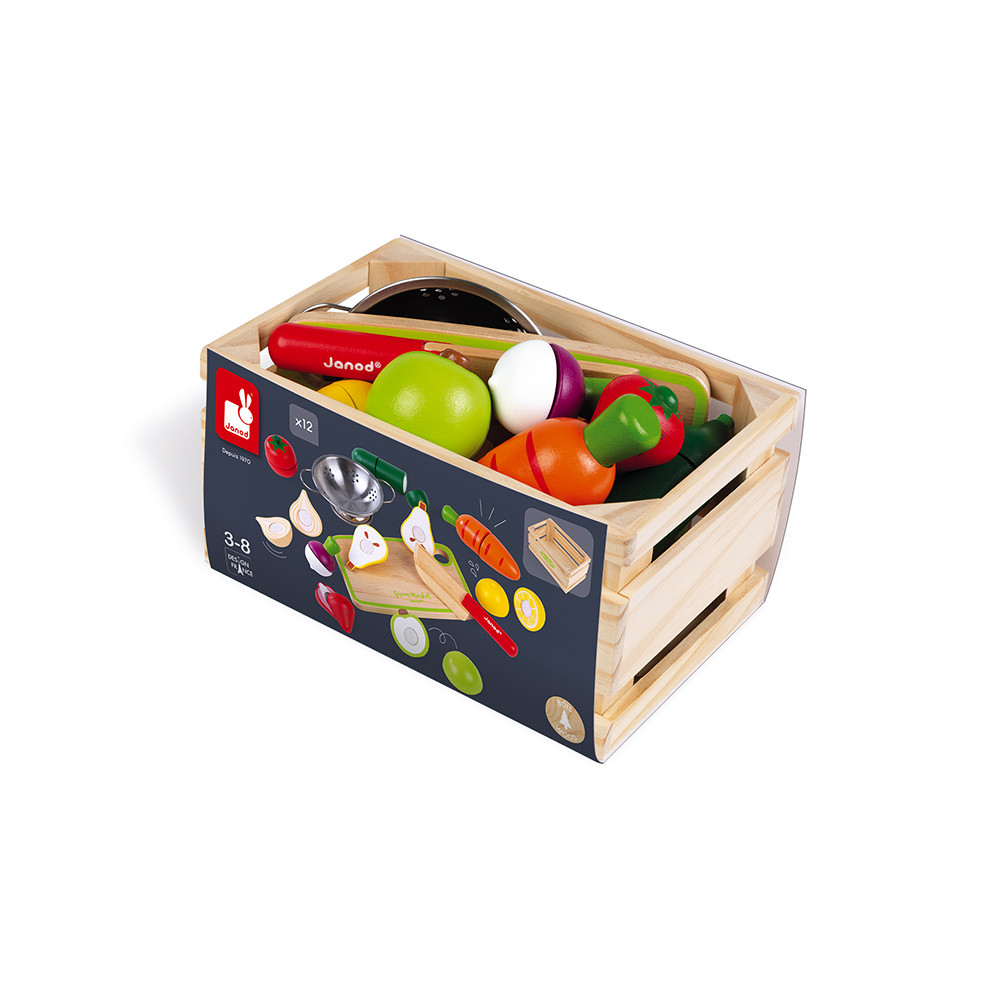Maxi Set de Frutas y Verduras Velcro Green Market - Imagen 9