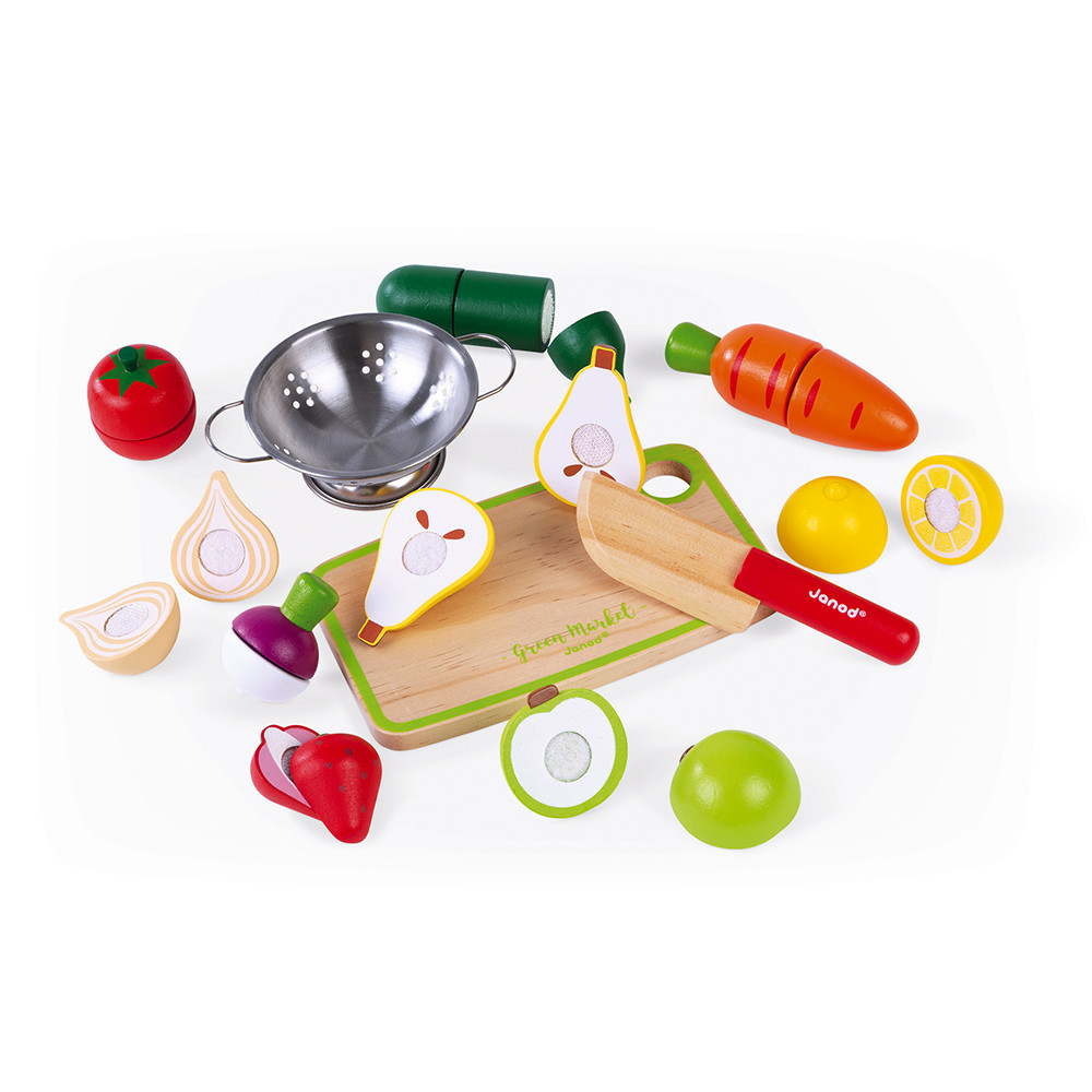 Maxi Set de Frutas y Verduras Velcro Green Market - Imagen 10
